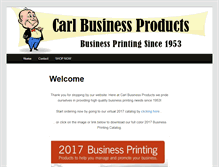 Tablet Screenshot of carlbusinessproducts.com